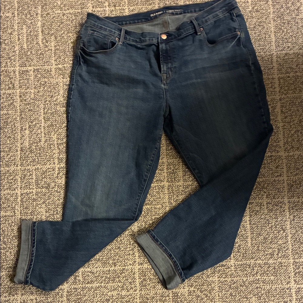Old Navy Indigo Boyfriend Jeans